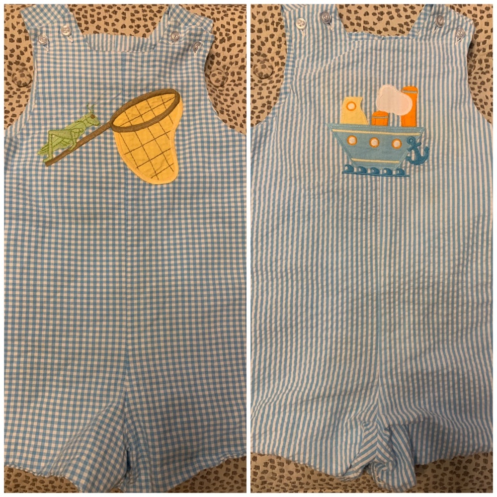 Bailey boys reversible jon jon size 24 months. EUC